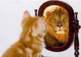 lion-mirror