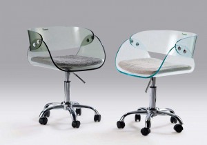 Clear-Glass-Adjuatable-Office-Computer-Chairs